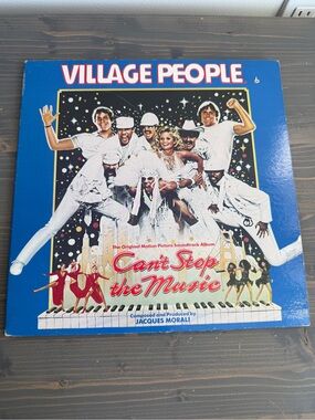 Vintage  record
Can’t stop the music soundtrack
featuring the Village People